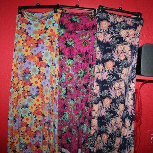 SET of 3 Extra Small LuLaRoe Maxi Skirts